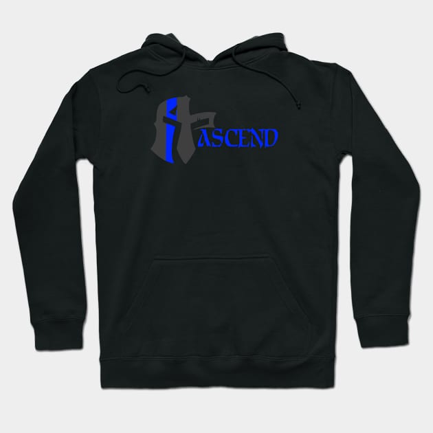 ASCEND Blue Line Hoodie by Ascension Threads